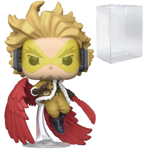 POP My Hero Acadamia – Hawks Funko Pop! Vinyl-Figur (gebündelt mit kompatibler Pop-Box-Schutzhülle), mehrfarbig, 9,5 cm