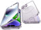 Jonwelsy Hülle für iPhone 14, 360 Grad Beidseitig Schutz Kompatibel mit Magsafe Magnetische Adsorption Metallrahmen Case Vorne Glas Hinten Frosted PC Cover Handyhülle für iPhone 14 6,1 (Violett)