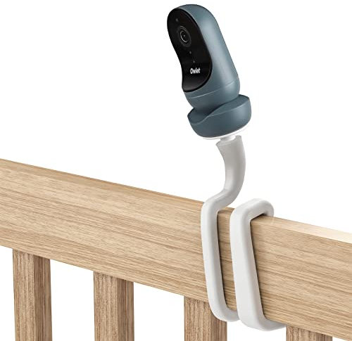 SkingHong Baby-Kamera Halterung passend-für Owlet Cam 2 / Cam Smart - Baby Monitor Halter, Flexibel Monitorhalter für Kinderzimmer Babybett Umrandungen