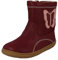 Clarks Flash Midi T Ragazze Stivali Neonati, Rosso ciliegia, 4 UK Child