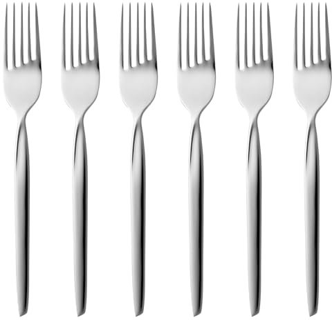 Gense Twist Kuchengabel 16 cm 6 Stck. Glänzender Stahl