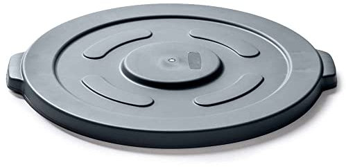 Forgast Couvercle pour Poubelle 120 l | Maxi-tonneau | Poubelle en Matière Plastique | Rabat de Benne à Ordure | Couvercle Robuste | Protection étanche | Protection Contre les Odeurs Désagréables