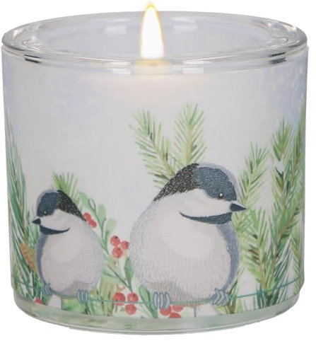 Butzon & Bercker Lichtmomente Windlicht Lichter der Freude - Teelichthalter mundgeblasen inkl. Teelicht und Geschenkverpackung - christliches Geschenk zum Advent & Weihnachten
