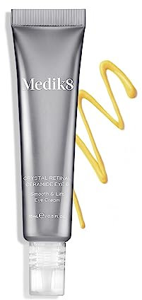 Medik8 Crystal Retinal Ceramide 6 Augencreme - Anti-Aging & Anti-Falten- Glättungs- & Straffungs-Augencreme - 0.06% Retinalstärke - 11-mal schneller als Retinol - 15ml