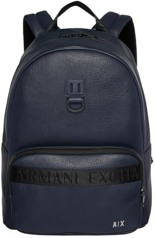 Armani Exchange Men's Pantelleria Backpack, Blue Navy