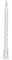 CosmoMix Helical Static Mixer Nozzle Tip, Bayonet Connection, 6 Inches, 21 Elements, 10 Pieces, for AB Glue Acrylic Adhensive Gun Mixer, 50ml Adhesive Applicator Cartridges (RCS07-21S)