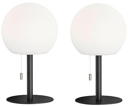 2er SET Outdoor Akku Tischlampen ohne Kabel - dimmbar & RGB - Ø 18cm