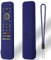 Custodia in silicone per telecomando Sony RMF-TX810U RMF-TX811U RMF-TX910U telecomando, antiurto, antiscivolo, custodia protettiva con cordino (blu mezzanotte)
