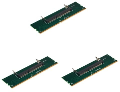 Gatuida 3pcs Ram Sticks Memory Adapter Laptop So- to Desktop Frequency Pcb Over-protection Design