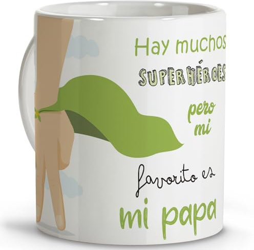 LolaPix Día del padre primerizo. Tazas de cafe. Día del padre regalos. Regalos para padres. Taza cerámica 330 ml.