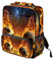 WOSHJIUK Reiserucksack für Damen,Rucksack für Herren,Wassertropfen Fußballflamme,Rucksack