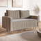 MOTIVENA Leo 2-Sitzer Schlafsofa, 160 cm Breit, Beige Samt, Taschenfederkern (H3), Keine Couch