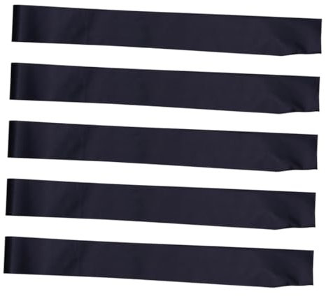 BESTYASH 5stücke Schärpen Multifunktionale Blanko-schärpe Für Tägliche Zusammenkünfte Diy-schärpe Tragbare Versammlungsbedarf Blanko-design Stoffmaterial