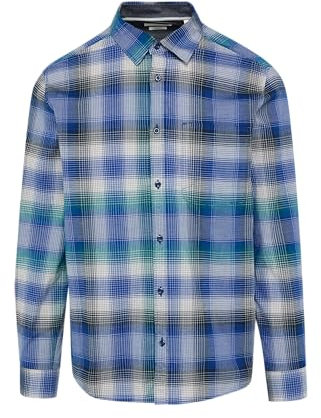 s.Oliver Regular Fit: Kariertes Hemd aus Baumwollstretch mit Brusttasche