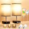 CZHHMART Nachttischlampe Touch Dimmbar Tischlampe mit Ladefunktion 2er Set Touch USB LED Tischlampe Dimmbar Schlafzimmer Tisch