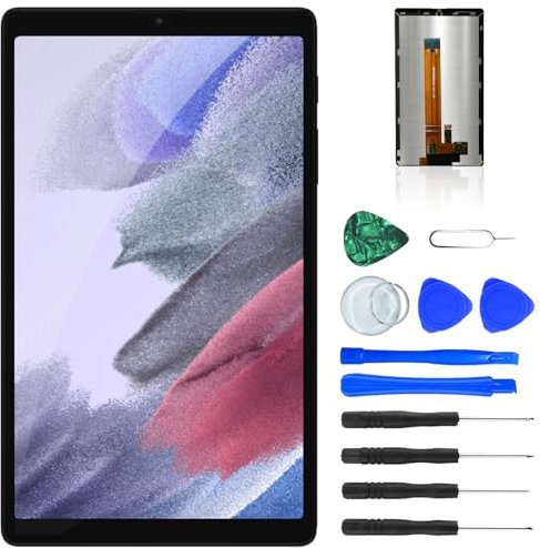 NB+ Touch Screen LCD Replacement For Samsung Galaxy Tab A7 Lite 8.7 2021 LCD Display Unit Digitizer Front Glass Panel Black with Tools (Tab A7 Lite Wi-Fi SM-T220)