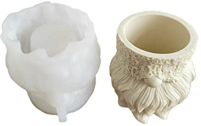 Silikonform für Erwachsene, Zwerg-Sukkulenten-Blumentopf, Stifthalter, für Erwachsene, Beton, Zement, Pflanzgefäß, Gipsform