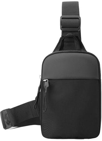 Sling Chest Crossbody Bag,Umhängetasche Schultertasche,umhängetasche brusttasche mit verstellbarem Schultergurt,Crossbody Umhängetaschefür Reisen Wandern Radfahren Camping Outdoor-Sport