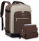 LOVEVOOK Handgepäck Tasche für Flugzeug 17.3 Zoll Laptop Reiserucksack Damen Groß Travel Backpack Women Wasserdicht Weekender Carry On Duffle Bag Cabin Luggage Reisetasche Set für Reise Business
