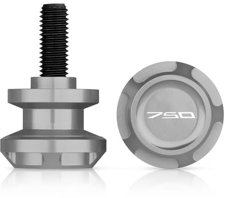 TREONK 2pcs M10*1.25mm Diabolos Vis du Bras Oscillant pour Z750 Z 750 2007-2017(Ne convient pas pour Z750 2018-2024)