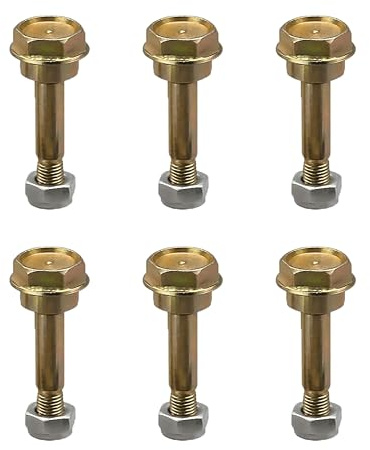 YOIASUGH 6 Stück 188243 Schneefräsen-Scherstifte für Husqvarna Poulan AYP Schneefräsen, ersetzt 532192090 532198636 588077501 585511801 und 179828 88009