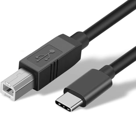 Printer Cable 6ft, Scanner USB C to USB B Cable for Epson, HP, Canon, Midi, Ethernet Print to Computer/Laptop/Pc-USB C MacBook Pro/Air/Mini,iPad Pro and Samsung Galaxy Midi Piano DAC Cord