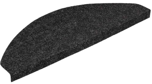 CIOURSTO Stufenmatten Selbstklebend, Nadelfilz Material, Waschbare Treppenstufen Matten mit Klebestreifen, Ruhig und Komfortabel (56 x 17 x 3 cm)