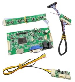 LCD Screen Arcade Display,Compatible For Apple IPad3 IPad4 A1416 9.7 Inch EDP Driver Kit | 2K LP097QX1 LTN097QL01 A1416 LED HDMI + VGA Controller Driver Board EDP Driver Kit(HDMI VGA)