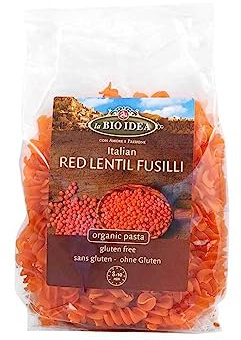 La Bio Idea Organic Red Lentil Fusilli Pasta 250 g