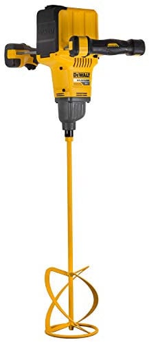 DEWALT DCD240X2-QW - Mezclador sin escobillas XR FLEXVOLT 54V con adaptador roscado M14, 2 baterías 54V/18V Li-Ion 9,0Ah Nero