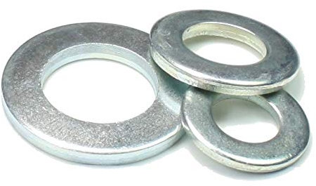 DIN 125 A/ISO 7089 / ISO 7090 PROFI kleine Unterleg Scheibe Güte 200HV verzinkt - DIN125 PROFI Standard U-Scheibe 200HV VZ - M30 (10 Stück)