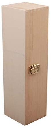 MYBOXES Geschenkverpackung für 1 Weinflasche Größe 10x9,7x35,5cm