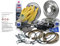 BESTPRICE Bremsenset inkl. Bremsscheiben vorne Ø 300 mm + hinten Ø 160,5 mm + Bremsbeläge vorne und Bremsbacken hinten + Verschleißkontakt, Kompatibel mit BMW 3er (E46)