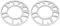 Spurverbreiterung Universal-Cale 5X112 10Mm 57.1-Rad Distanzscheiben Spurverbreiterungen 2Pcs 10Mm Aluminiumlegierung Spurverbreiterungen Unterlegscheiben Universal Fit Für 4/5 Stud Wheel