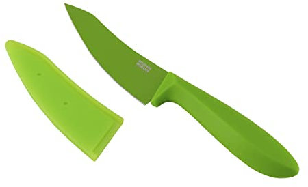 KUHN RIKON 31701 COLORI Gemüsemesser | 100 mm | Antihaftbeschichtung | Grün