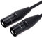 Nanyi, Cavo audio splitter per microfono da XLR maschio a XLR maschio a 3 pin, con rame senza ossigeno, 3 metri