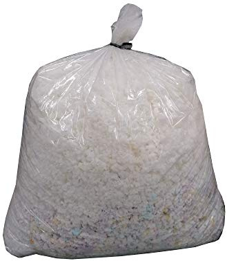 chilly pilley Schaumstoff Flocken Füllmaterial Füllstoff Füllung Kissenfüllung Spielzeug Schaum Schaumstoffflocken für Polsterung von Kissen Polyesterhohlfaserkugeln (5kg)