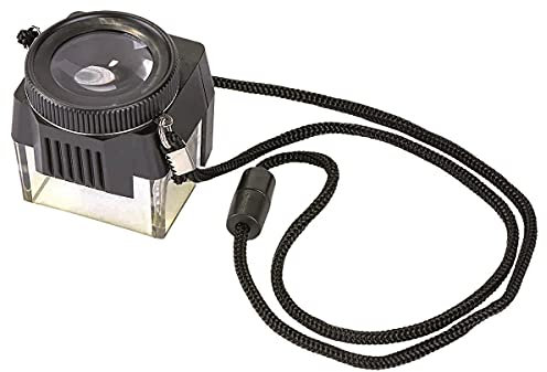 moses Aufsatzlupe Schwarz 10-fach LED