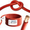 EBROM Batteriekabel hochflexibel Hi-Flex (Hi Flex) 25mm2 Kabel – Meterware in ROT - sehr biegsam – Mantel aus PVC (70 ± 5 Shore) – 99,9% OFC Kupfer 25 mm² - als Starterkabel, Ladekabel oder ähnliches