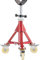 VEVOR Servante de Tubes à Tête en V sur Roulettes Servante Tuyauteur Charge 400 kg Servante Tuyaux Structure en Acier Ajustable 50,5-93,5 cm Pieds Repliables Supporter Tuyaux 0,3-30,5 cm Tuyauterie