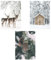 SWECOMZE 3er Premium Poster Set, Modern Winter-Schnee-Szene Bilder,Ohne Rahmen Print Kunstposter,Wandbilder für Wohnzimmer Schlafzimmer (50x70cm)
