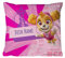 PICANOVA – PAW Patrol Skye Kissen mit Name 60x60cm – mit Füllung – Text individuell Bedruckt – Zierkissen Dekokissen – Schlaf- und Wohnzimmertauglich