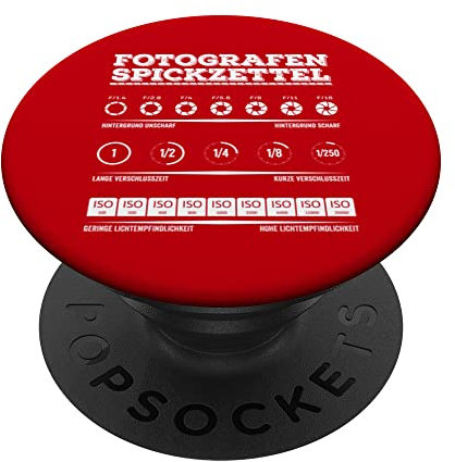 Fotografen Spickzettel Fotografie Fotograf PopSockets mit austauschbarem PopGrip
