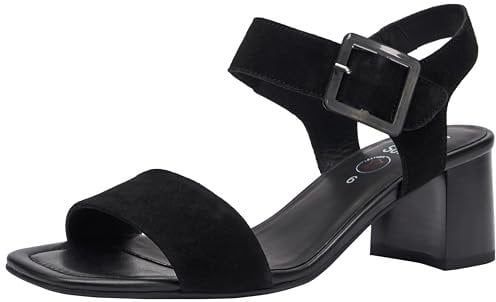ara Damen Brighton Sandale, SCHWARZ, 37.5 EU Weit