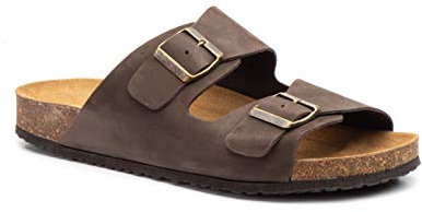 NOESLOMISMO BY DILEMA Sandales Cuir Homme | Sandale avec Scratch