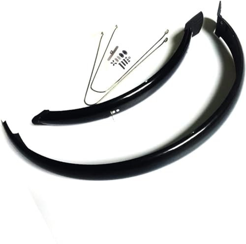 Fahrrad-Kotflügel, tragbarer Fahrrad-Kotflügel, tragbares verstellbares Fahrrad vorne und hinten Kotflügel-Set, Fahrrad-Kotflügel-Kotflügel 16 Zoll 20 Zoll Fahrradflügel vorne/hinten Kotflügel Chrom-K