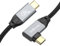 240W USB C auf USB C Kabel 3M 90 Grad 20Gbps Datenkabel 4K@60Hz Videokabel Type-C Winkel Monitor Kabel PD Ladekabel Schnellladen PD 3.1 für MacBook, Samsung Galaxy S22/21/20 (3M)