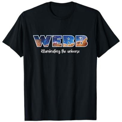 NASA James Webb Space Telescope, JWST, Science Fan Art T-Shirt