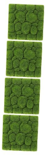 Abaodam 4piezas Placa De Musgo Artificial para Decoración De Pared Simulación De Musgo Verpara Jardín Vertical Decoración De Fondo Natural para Oficina y Hogar
