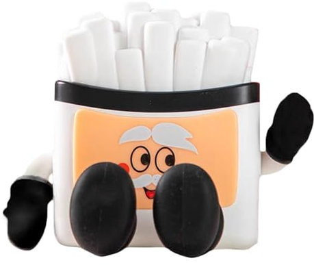 Bexdug Pommes-Lampe,Kleine Tischlampe in Pommes-Form mit 3 Helligkeitsstufen - 500 mAh, wiederaufladbare Lampe, Touch-Lampe für Kinderzimmer, Küche, Nachtlichtdekorationen